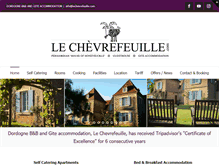 Tablet Screenshot of lechevrefeuille.com